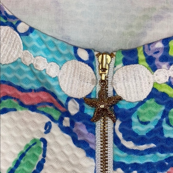 Lilly Pulitzer Delia Shift Dress | Multi Conch Republic - Size 0 - Picture 8 of 10
